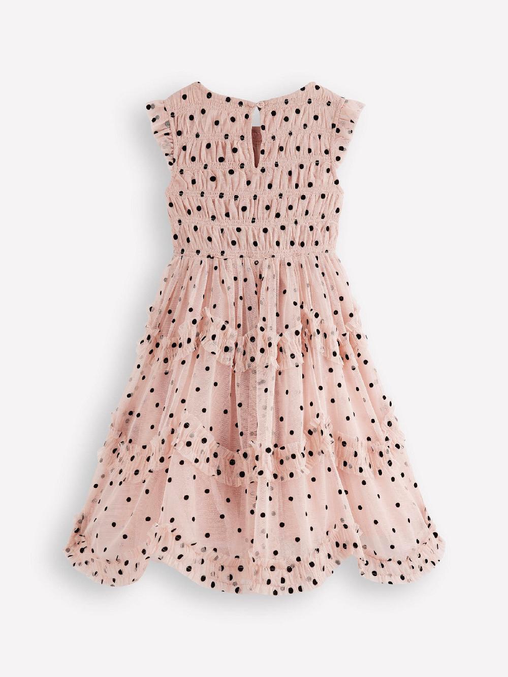 seraphine Boden Pink Tulle Bow Occasion Dress