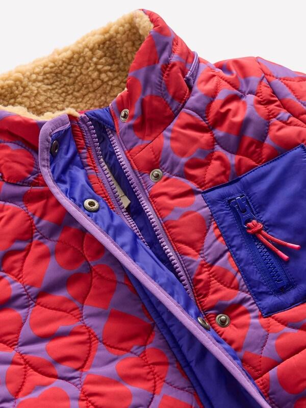 Seraphine Boden Purple Cosy Longline Coat