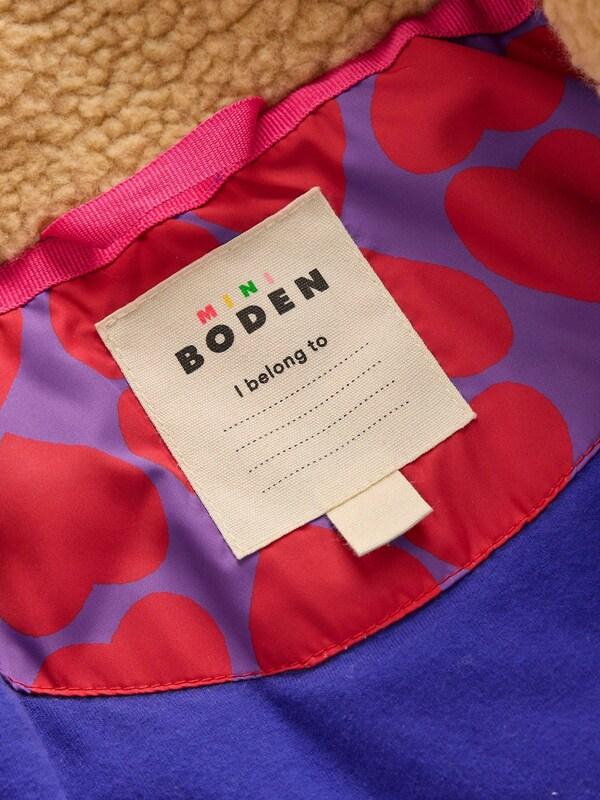 Seraphine Boden Purple Cosy Longline Coat