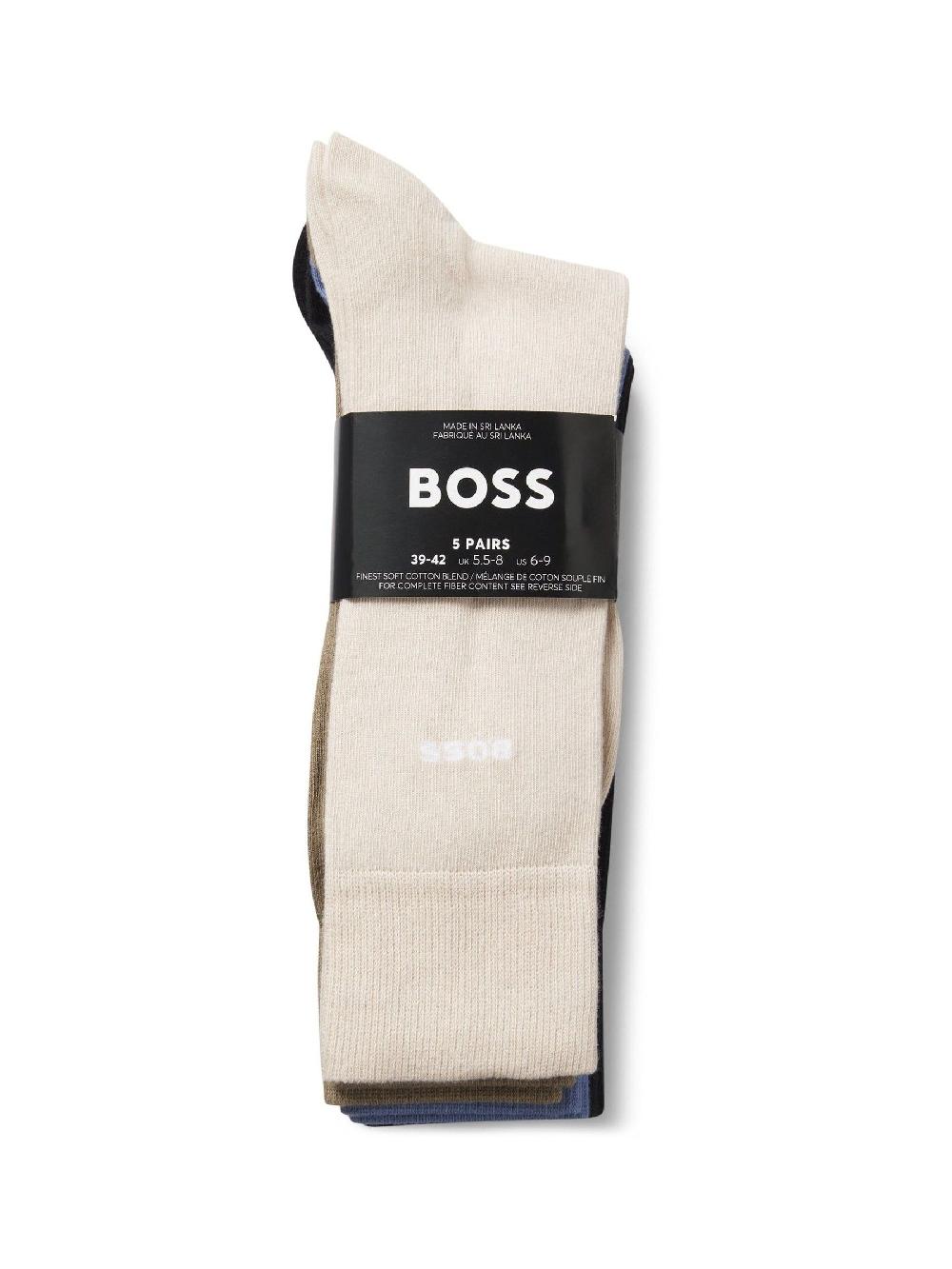 seraphine BOSS Black Socks 5 Pack