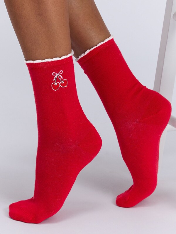 Seraphine Boux Avenue Red Valentines Socks 4 Pack