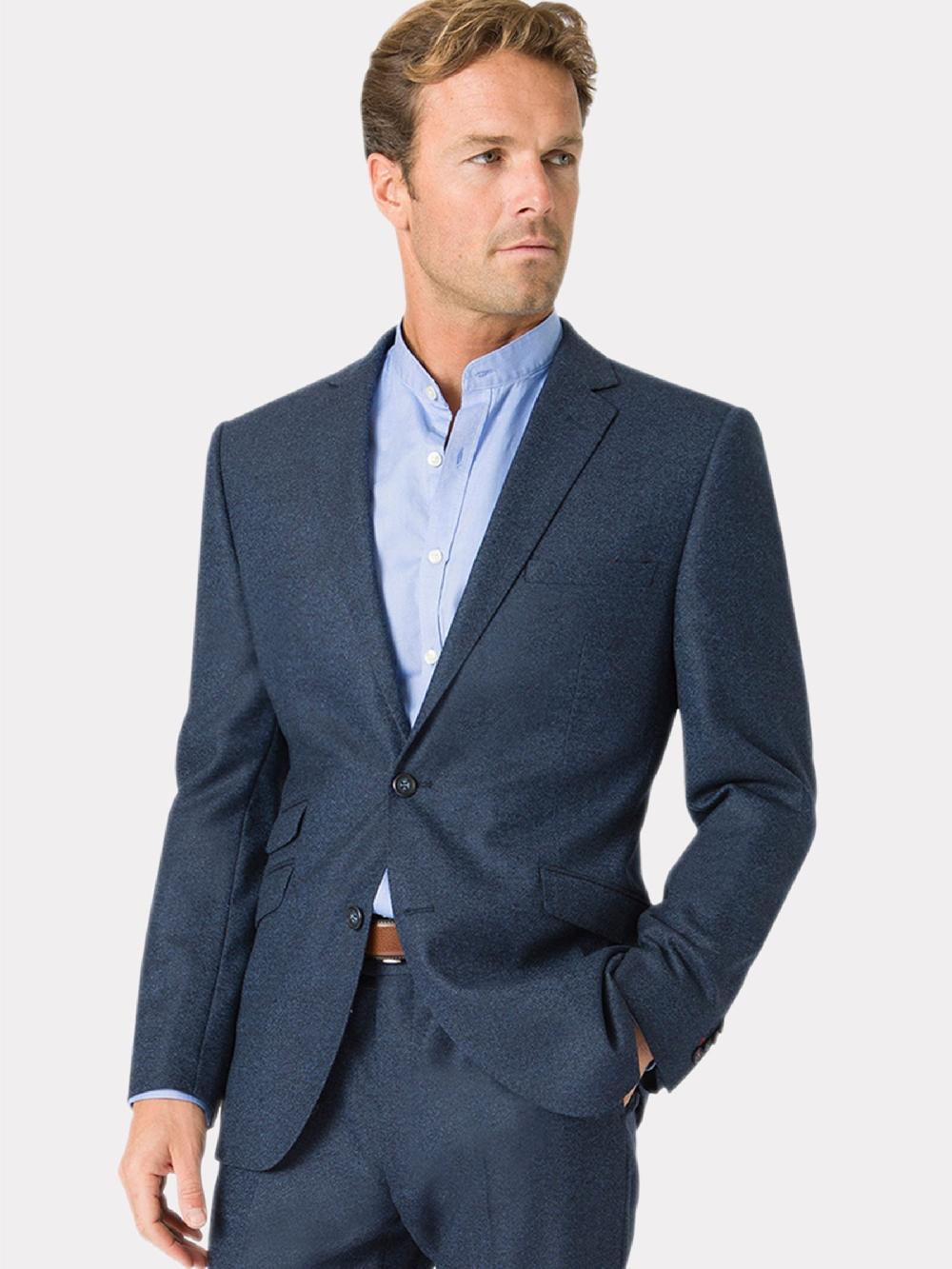 seraphine Brook Taverner Blue Donegal Suit Jacket