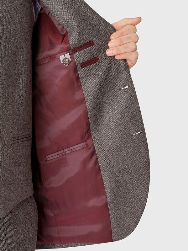 Seraphine Brook Taverner Grey Donegal Suit Jacket