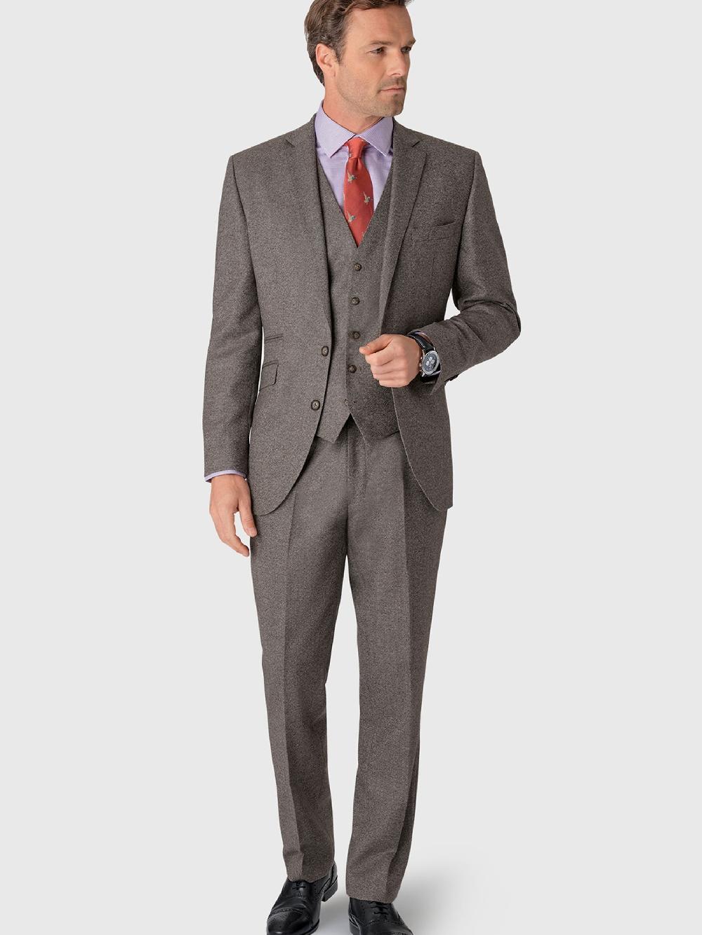 seraphine Brook Taverner Grey Donegal Suit Jacket