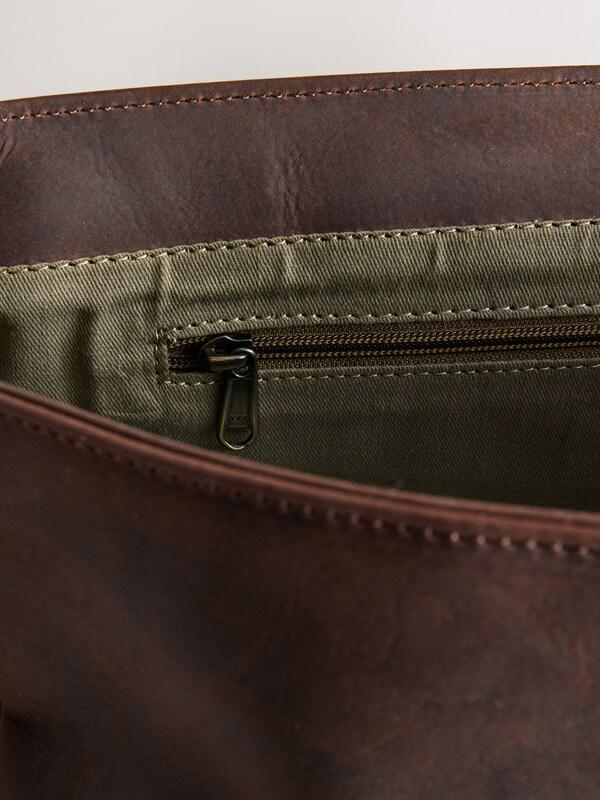 Seraphine Brown 100% Leather Messenger Bag