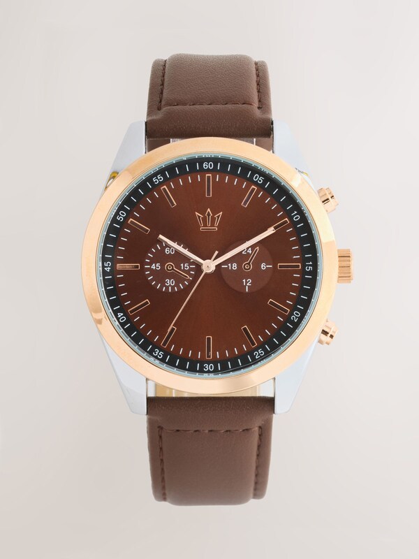 Seraphine Brown/Bronze Classic Strap Watch