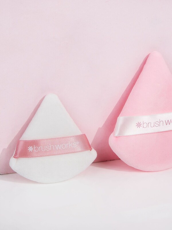 Seraphine Brush Works Triangular Powder Puff Duo