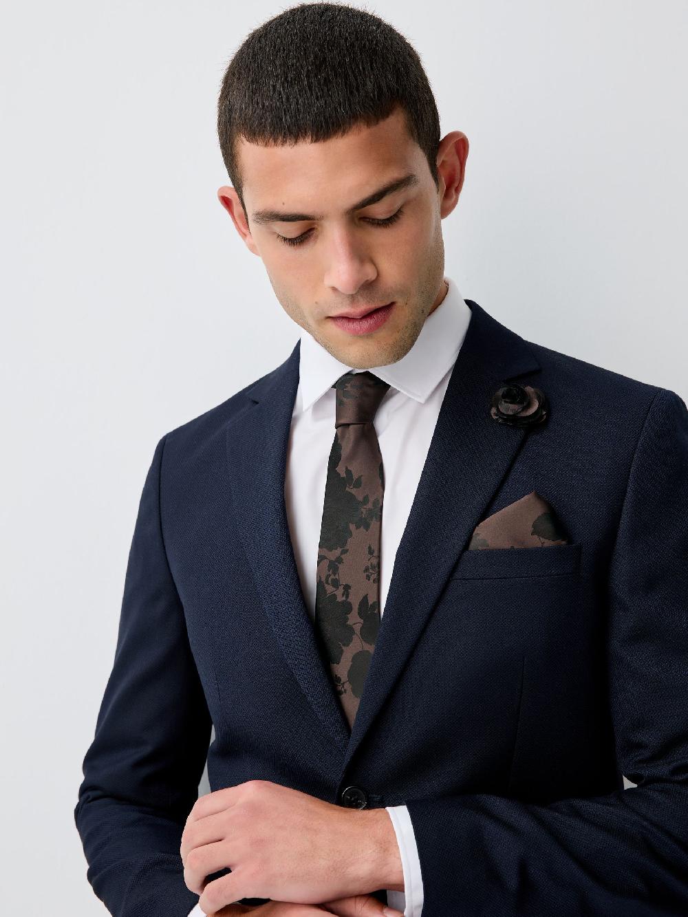 seraphine Burgundy Red Tie and Pocket Square Set