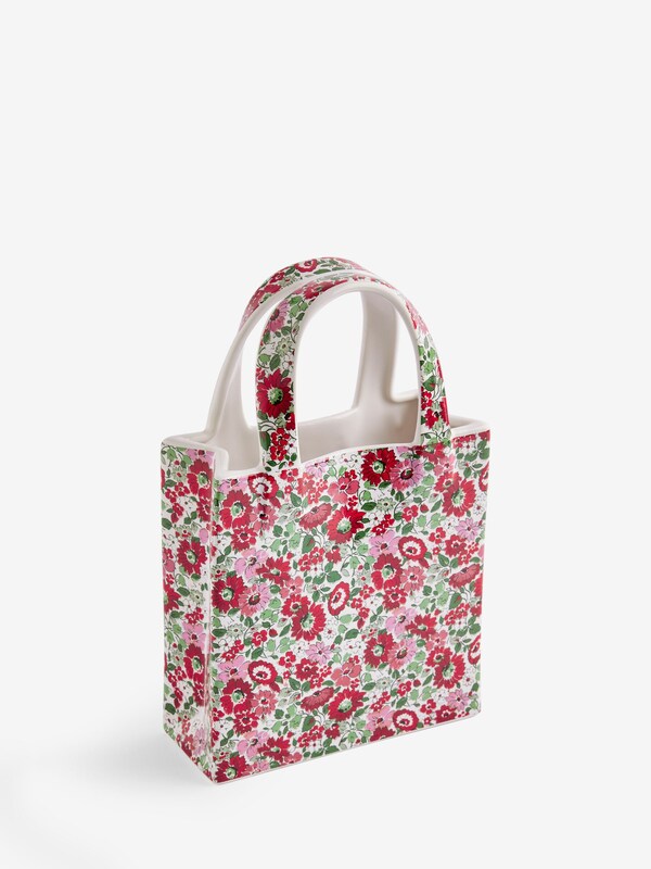 Seraphine Cath Kidston Red Floral Hand Bag Vase