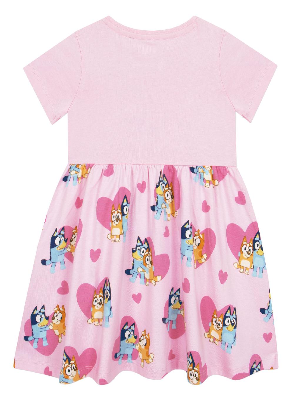 seraphine Character Pink 100% Cotton Bluey Dress