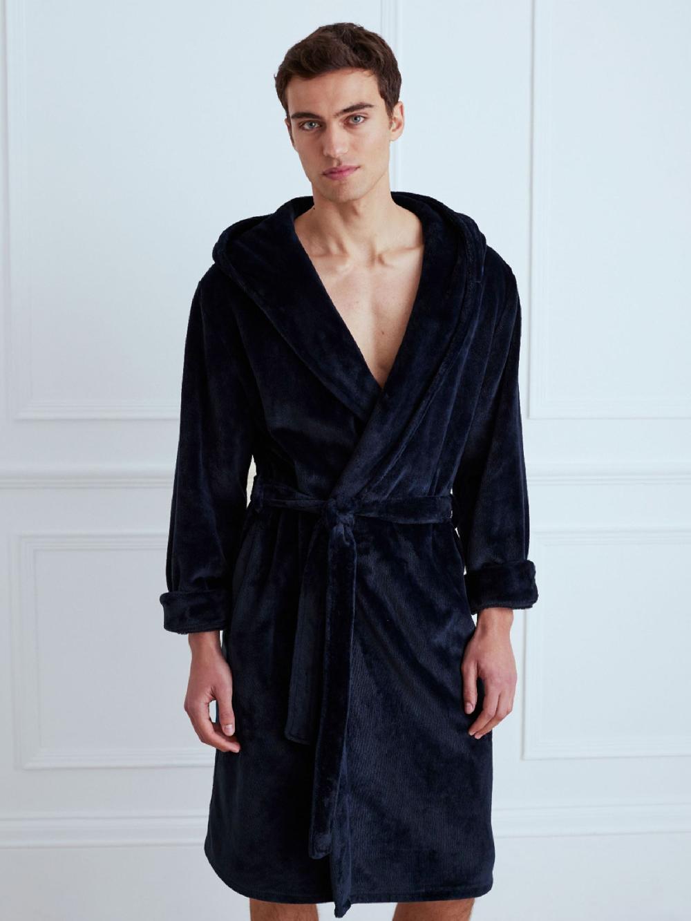 seraphine Chelsea Peers Blue Fleece Dressing Gown