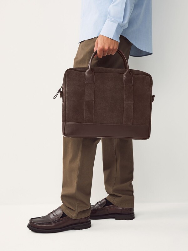 Seraphine Chocolate Brown Briefcase