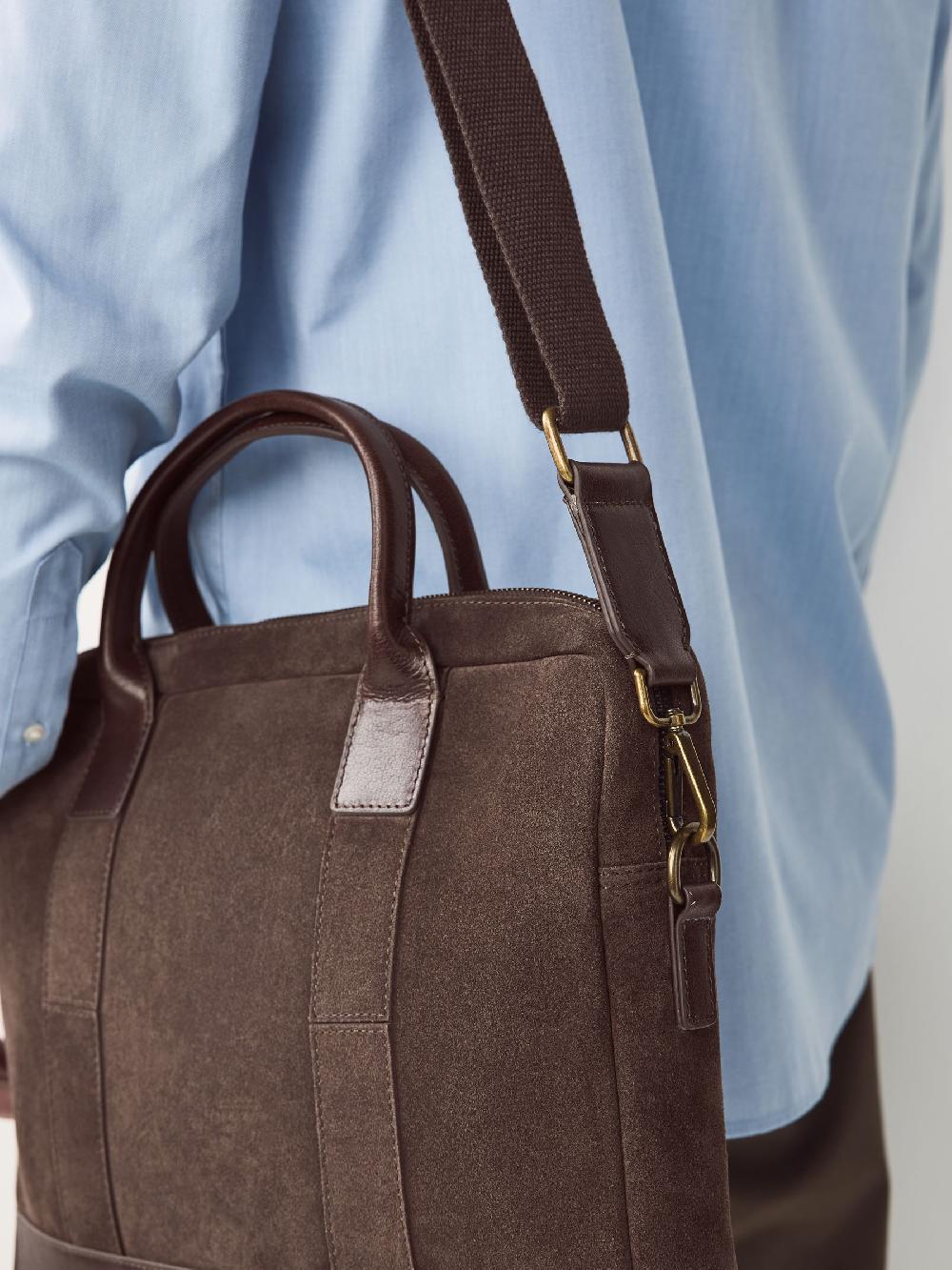 seraphine Chocolate Brown Briefcase