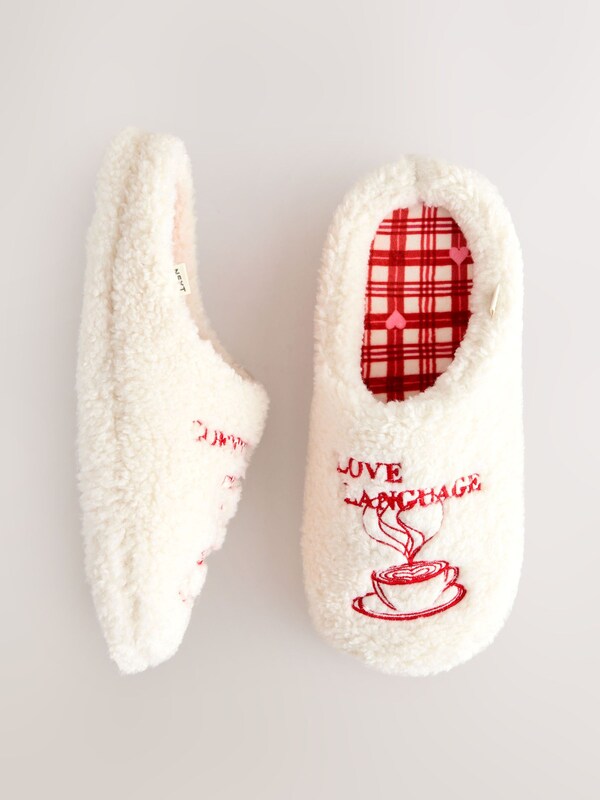 Seraphine Coffee Mule Borg Slippers