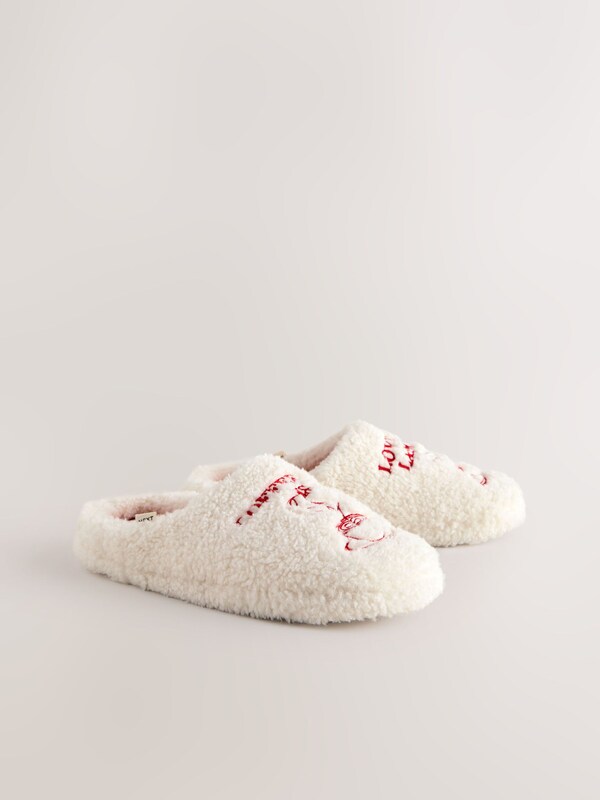 Seraphine Coffee Mule Borg Slippers
