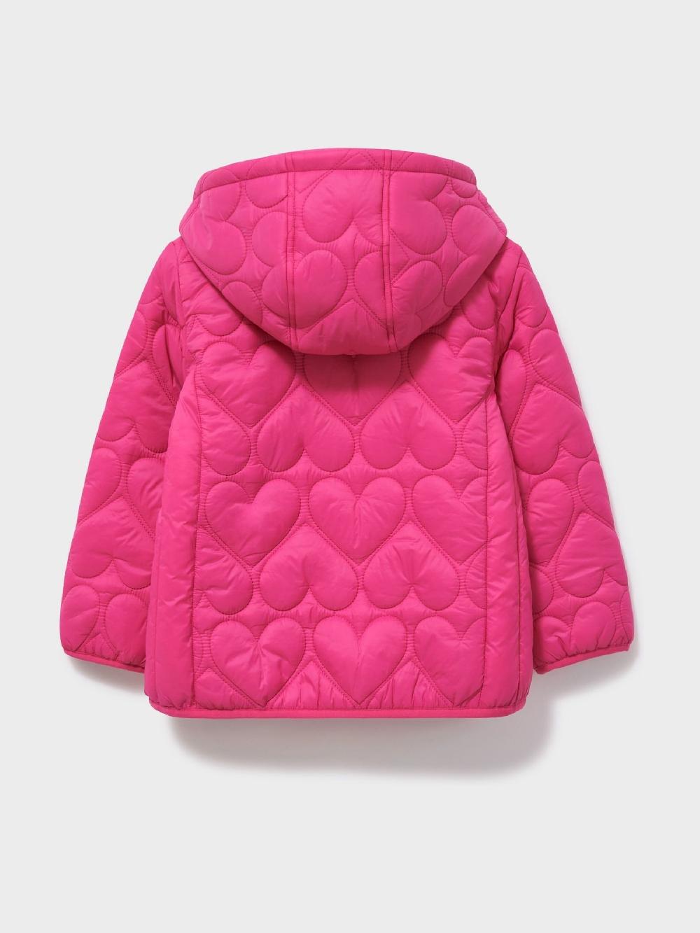 seraphine Crew Clothing Pink Heart Quilt Jacket