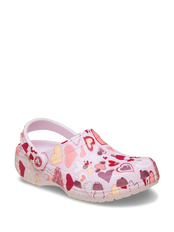 Seraphine Crocs Pink Classic VDay Hearts Clogs