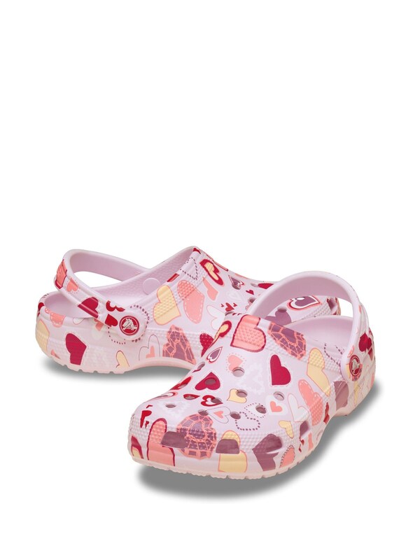 Seraphine Crocs Pink Classic VDay Hearts Clogs