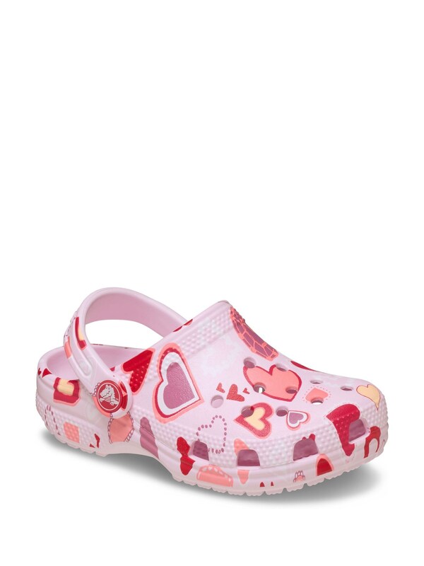 Seraphine Crocs Pink Classic VDay Hearts Clogs