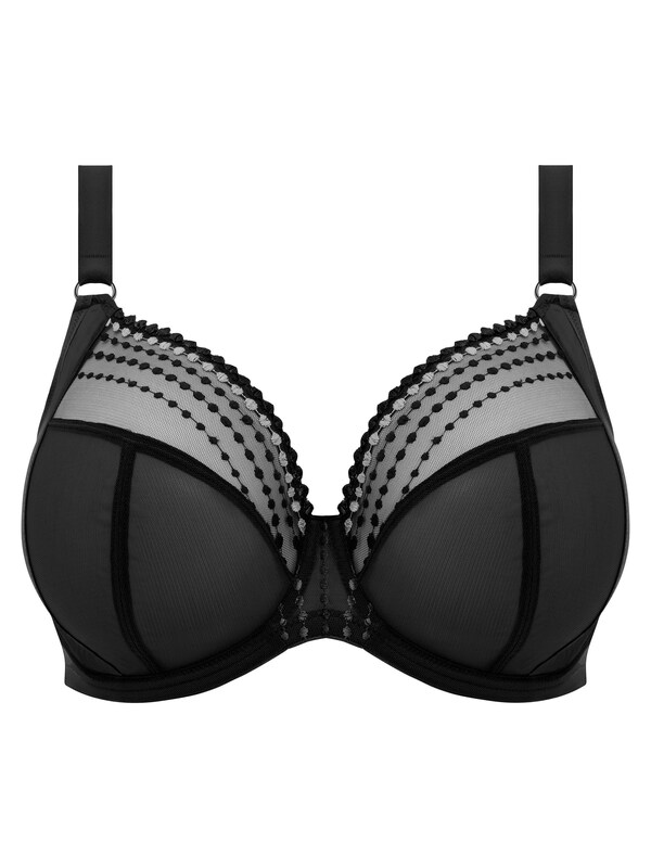 Seraphine Elomi Black Matilda Underwire Plunge Bra