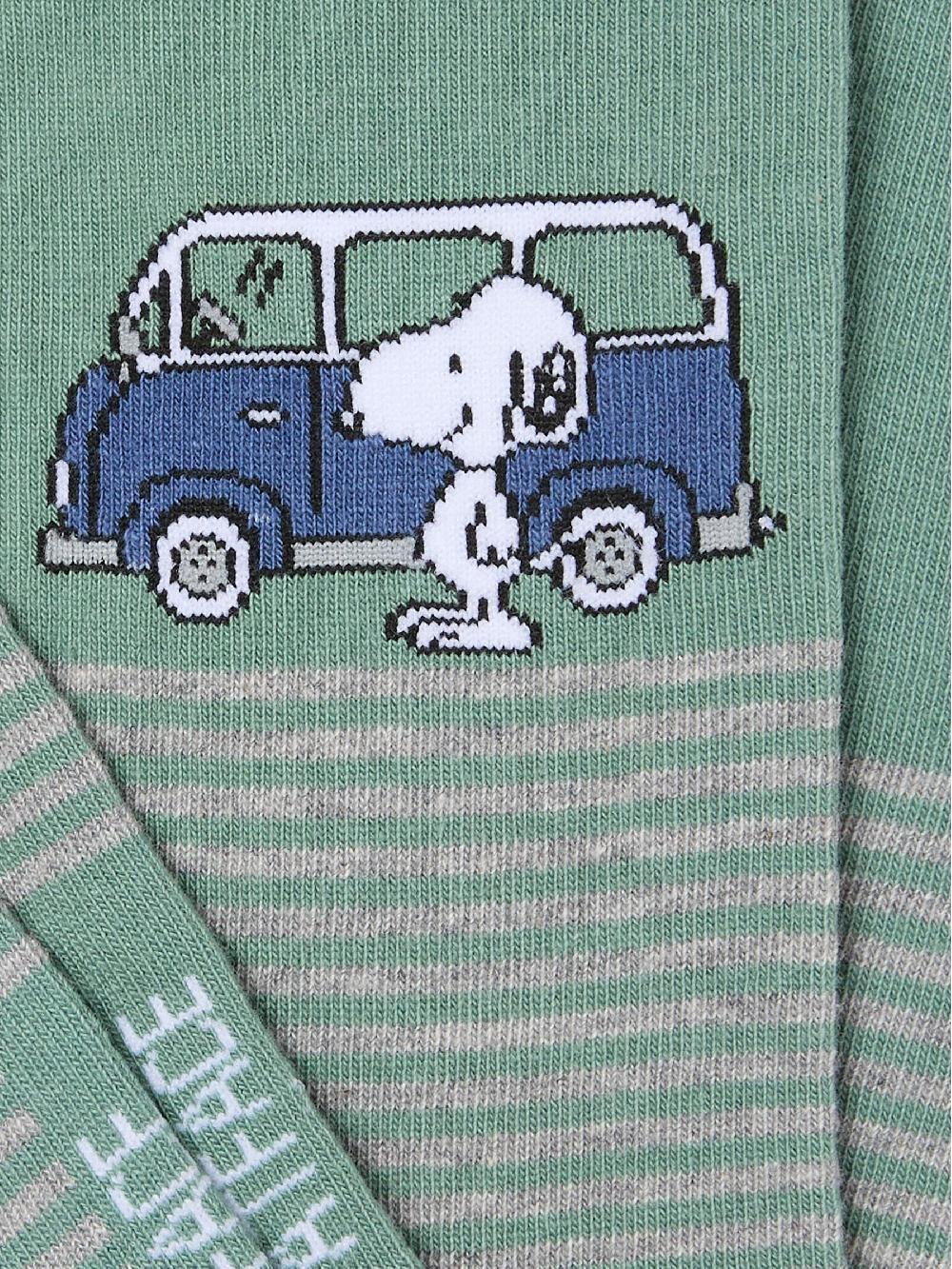seraphine FatFace Green Snoopy Socks