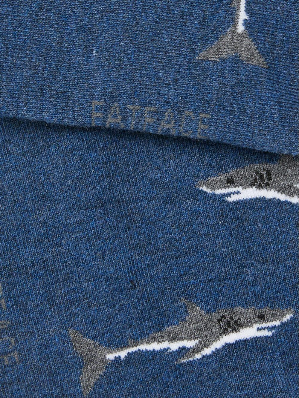 seraphine FatFace Grey Shark Socks