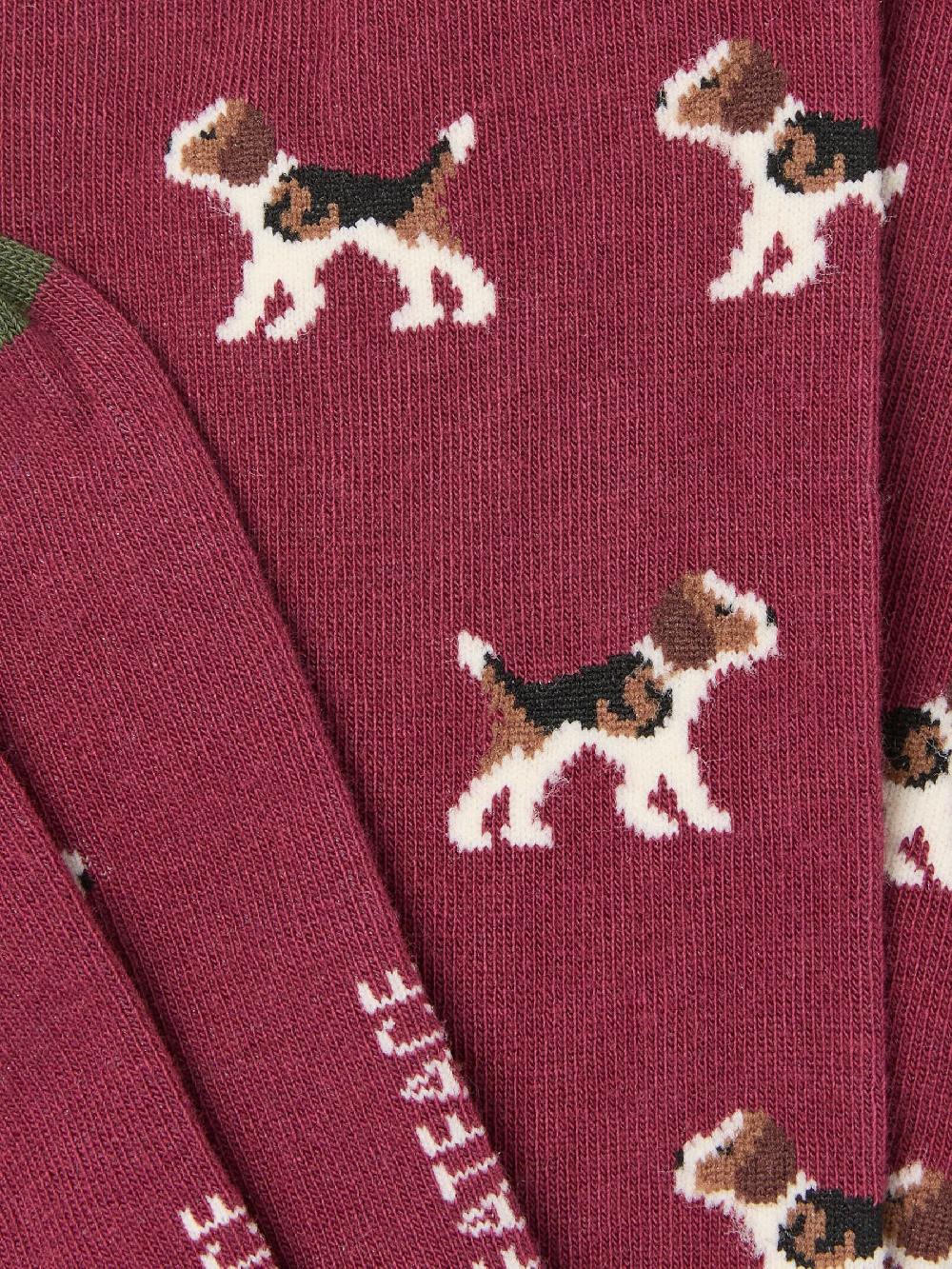 seraphine FatFace Red Dog Socks