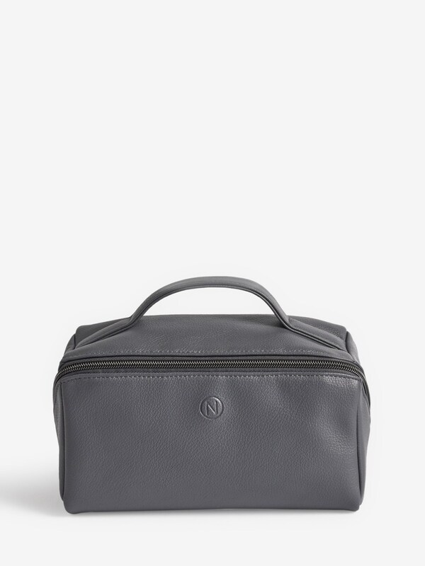 Seraphine Fold Out Faux Leather Wash Bag