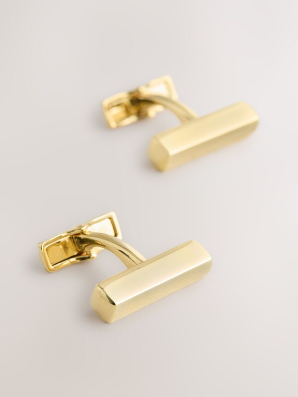 Seraphine Gold Tone Bar Cufflinks