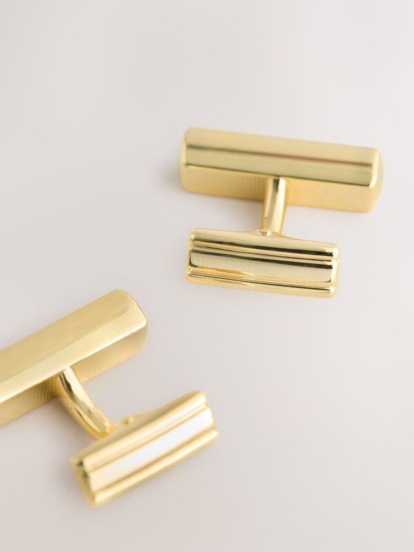 Seraphine Gold Tone Bar Cufflinks