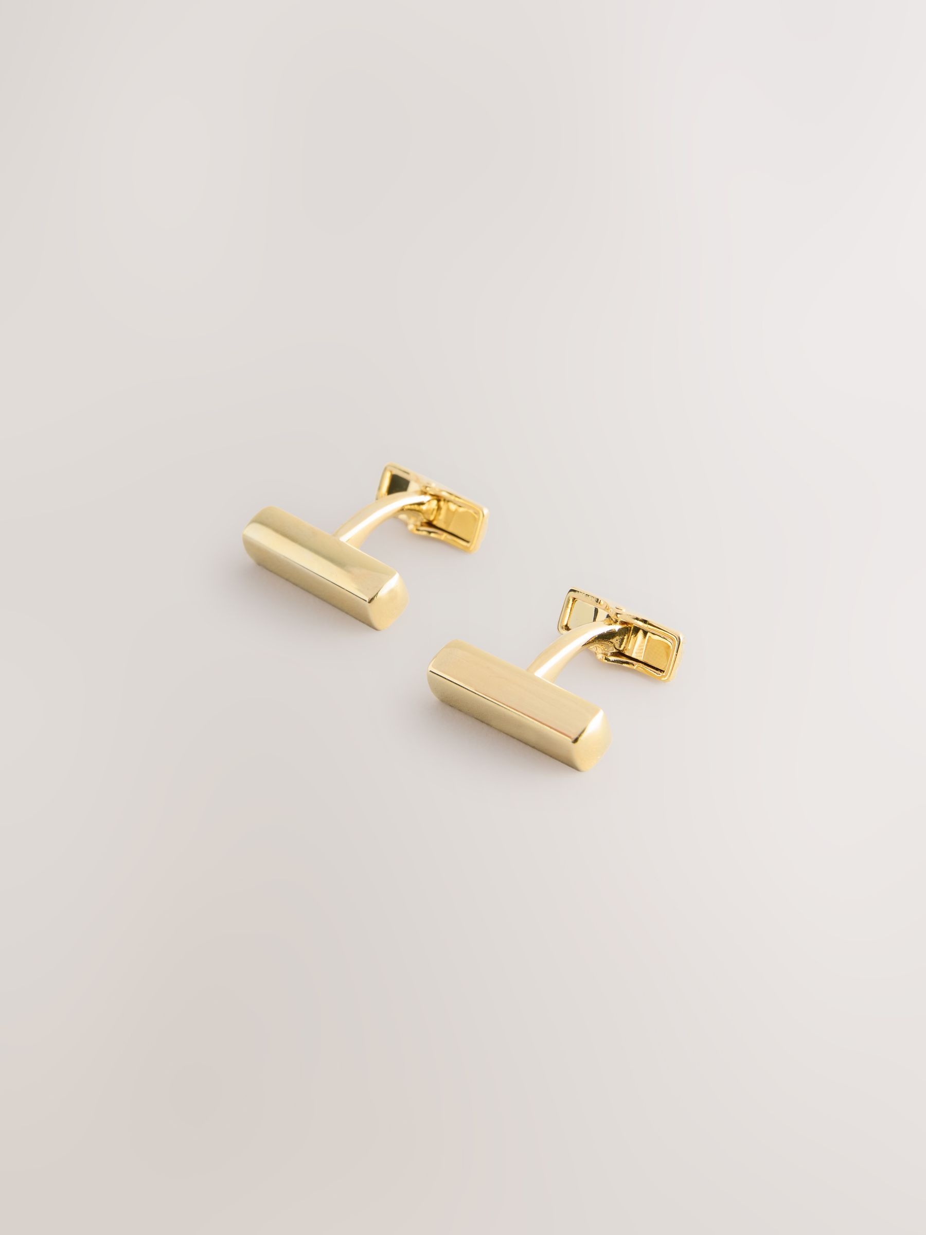 seraphine Gold Tone Bar Cufflinks