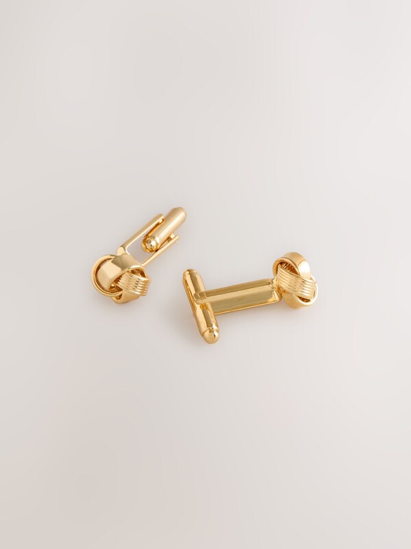 Seraphine Gold Tone Knot Cufflinks