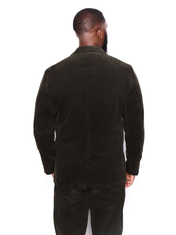 Seraphine Green Relaxed Fit Corduroy Suit Jacket