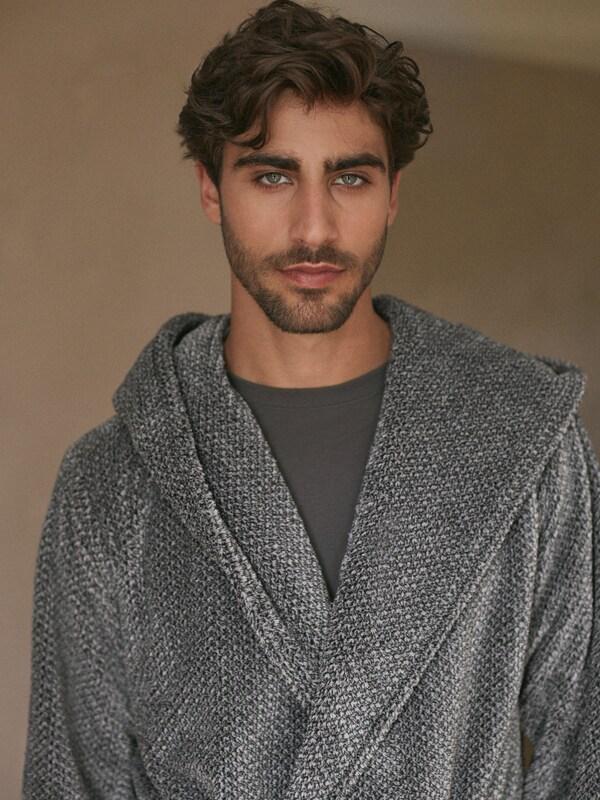 Seraphine Grey Supersoft Hooded Dressing Gown