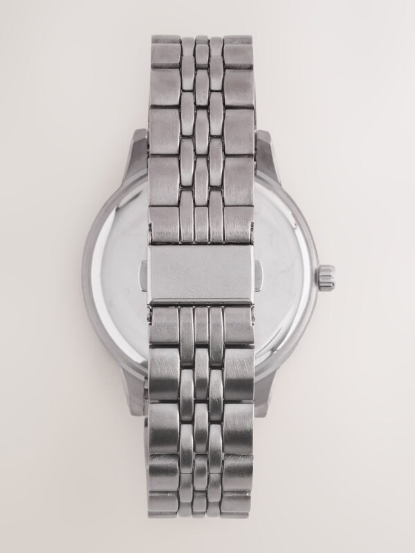 Seraphine Gun Metal/Black Bracelet Watch