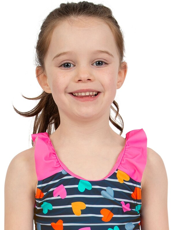 Seraphine Harry Bear Blue Heart Swimsuit
