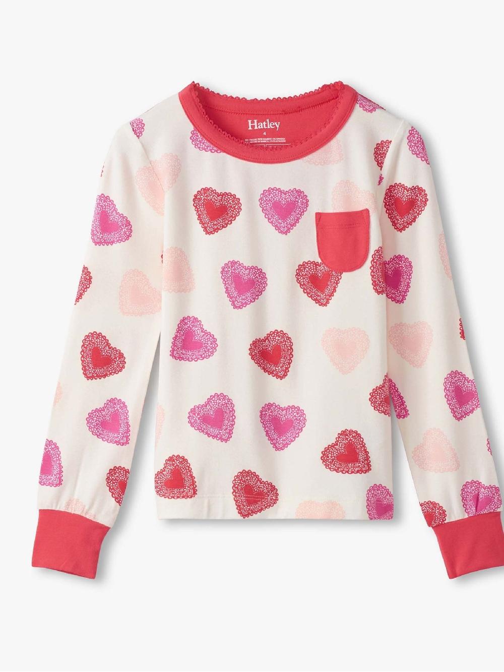 seraphine Hatley Hearts Pyjamas Set