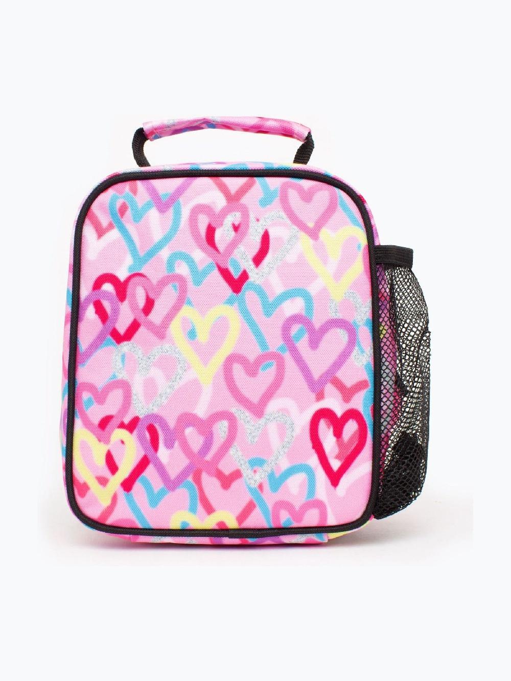 seraphine Hype. Pink Graffiti Hearts Lunch Box