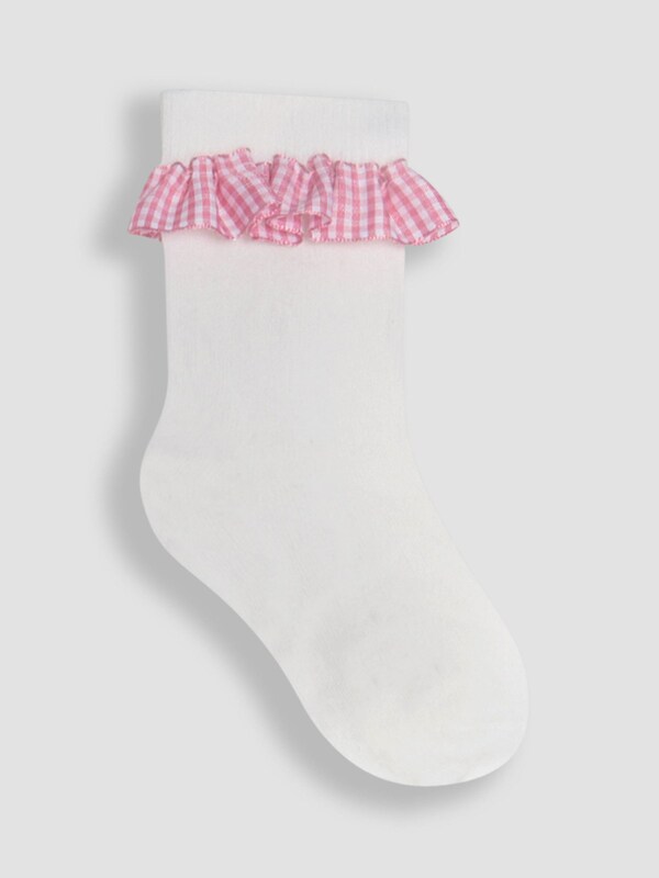 Seraphine JoJo Maman Bébé Pink Frilly Socks 3 Pack