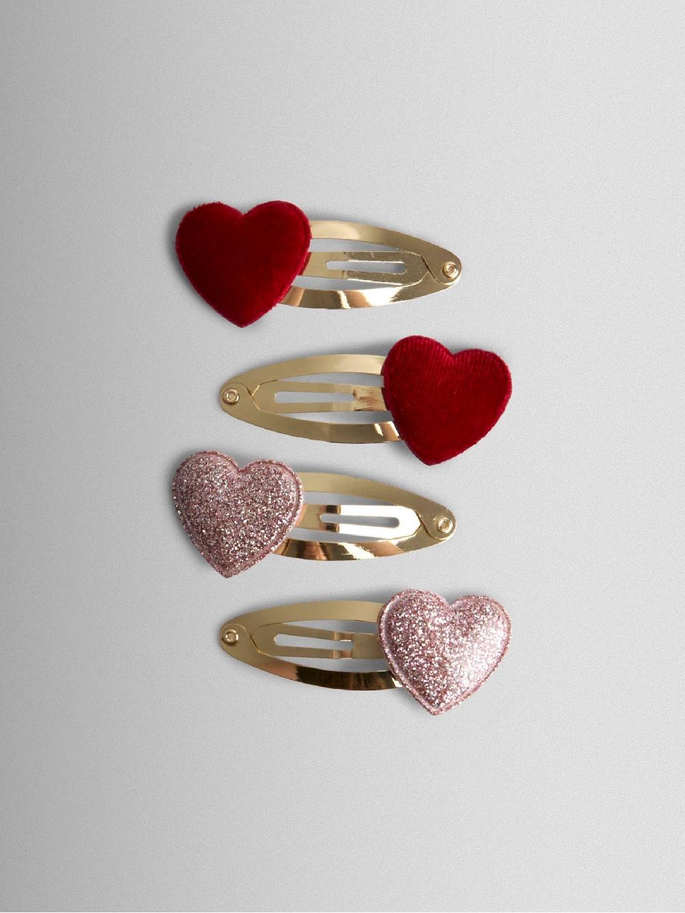 seraphine JoJo Maman Bébé Red 4-Pack Clips