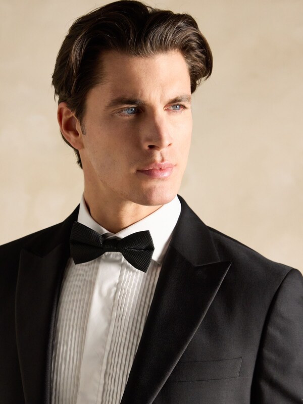 Seraphine Joules Black Slim Fit Tuxedo Suit Jacket