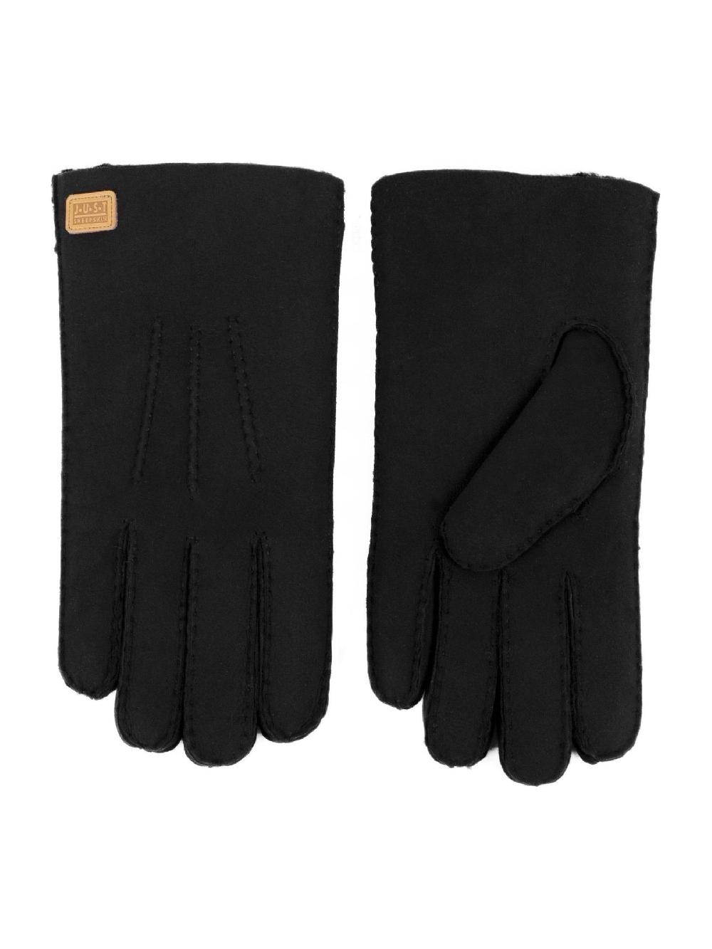 seraphine Just Sheepskin Black Rowan Gloves