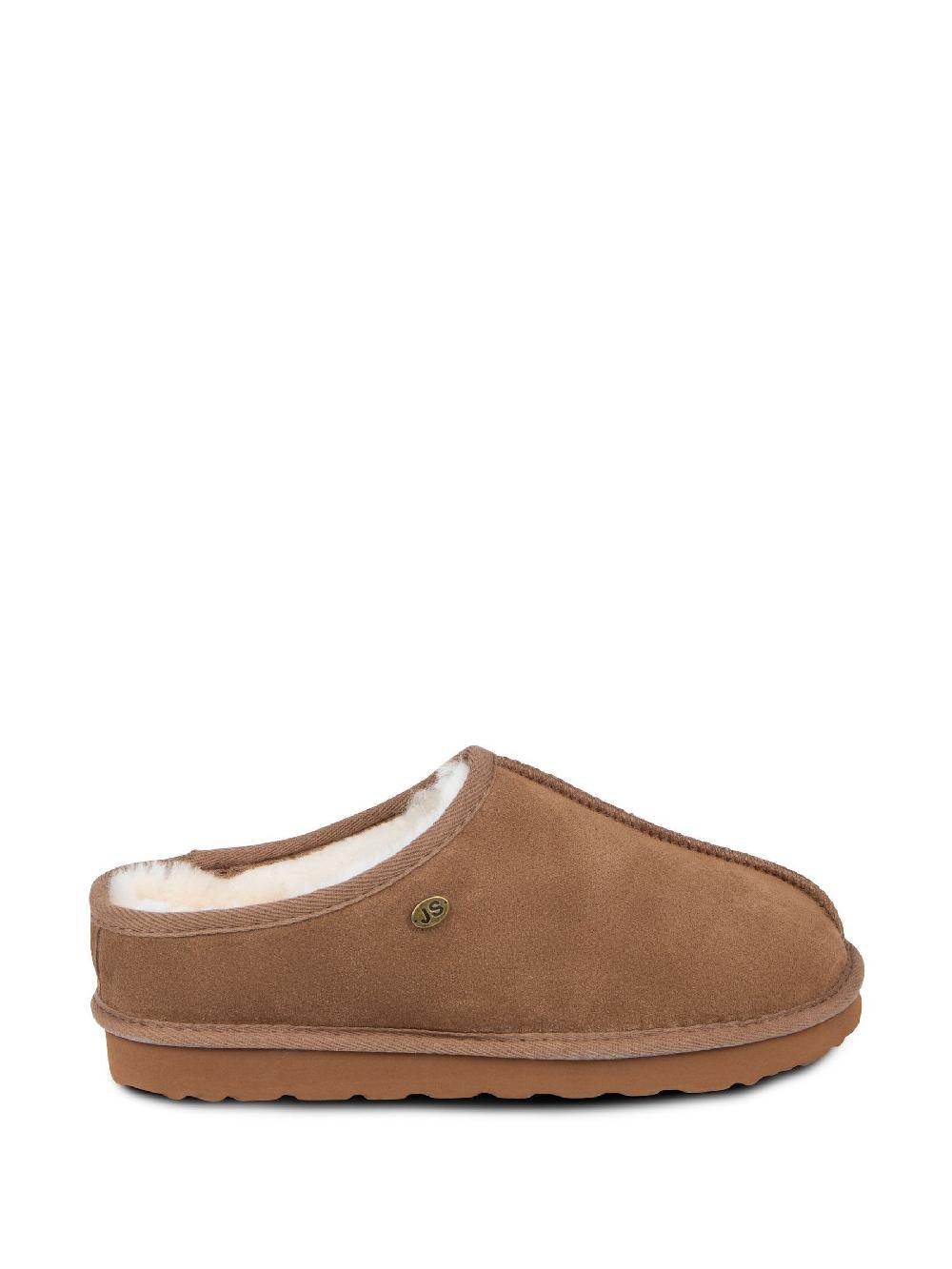 seraphine Just Sheepskin Brown Mens Louis Slippers