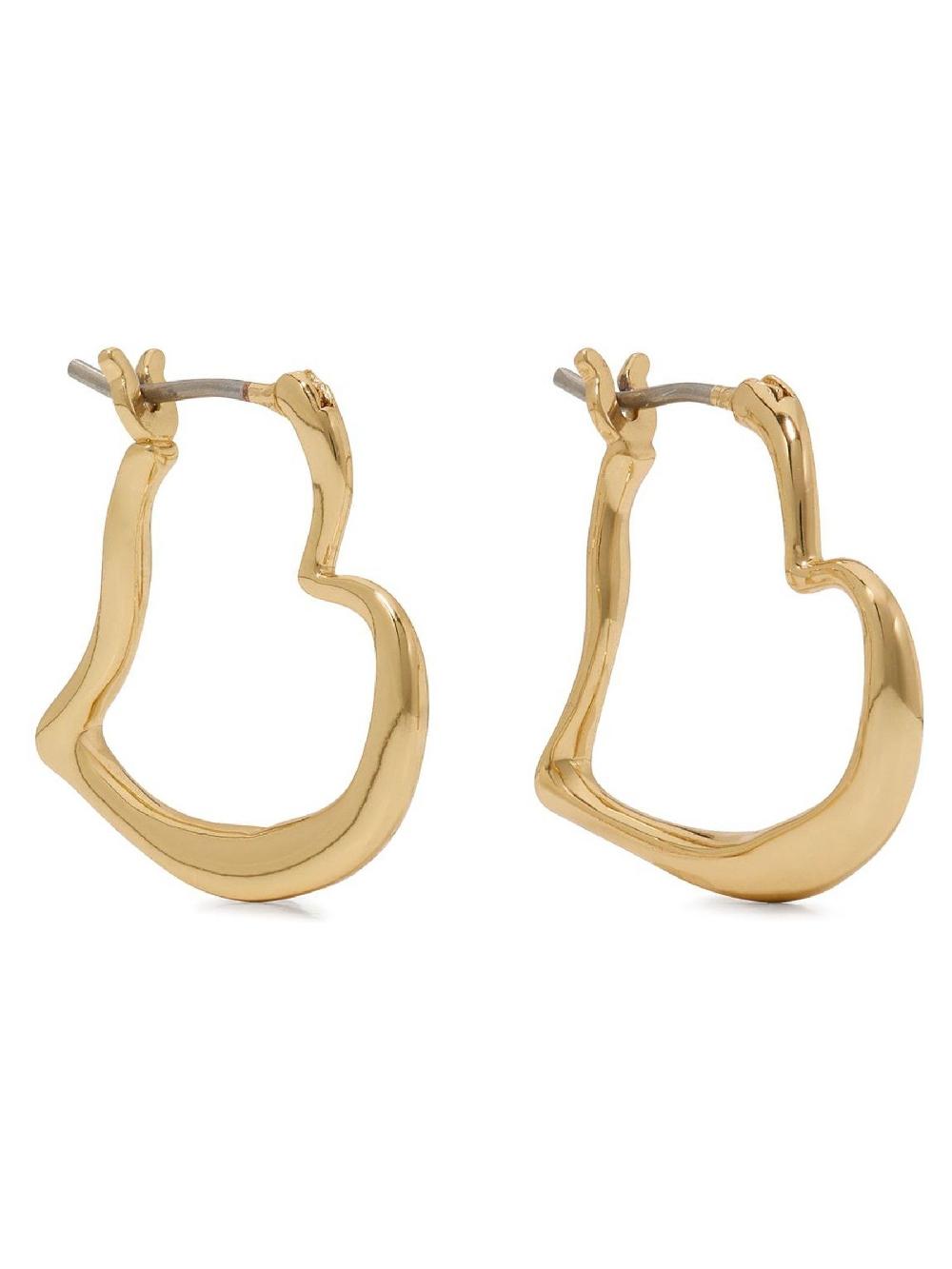 seraphine Kate Spade Gold Tone Huggies Earrings