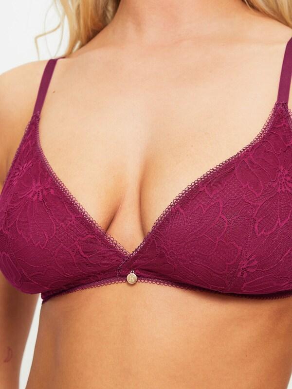 Seraphine KBX Red Bralette Alice Lace Triangle