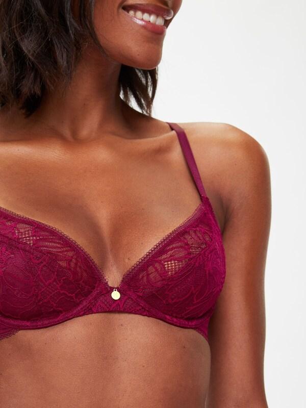 Seraphine KBX Red Non Padded Alice Lace Triangle