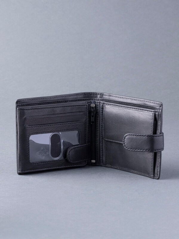 Seraphine Lakeland Leather Black Burneside Wallet