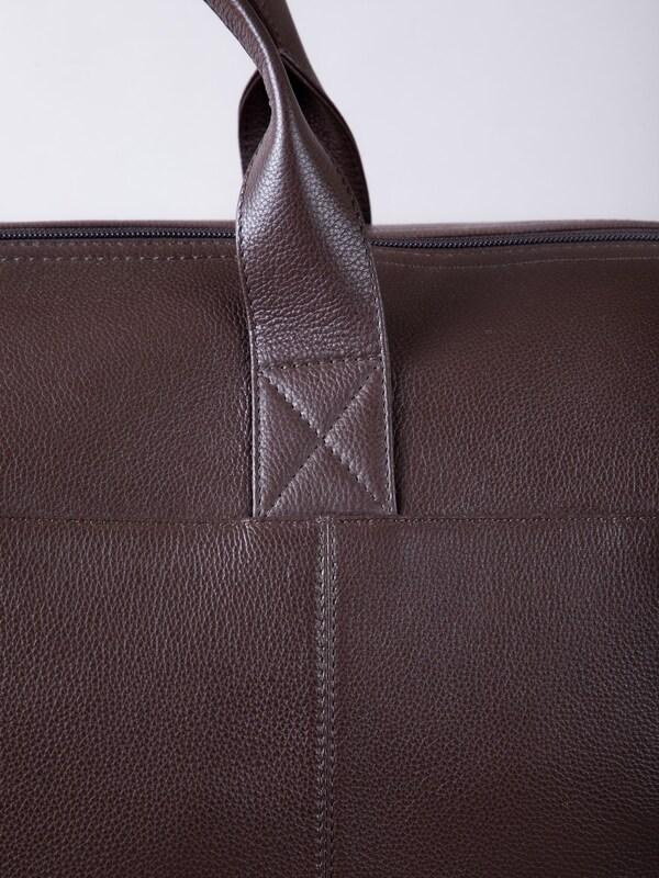 Seraphine Lakeland Leather Brown Crummock Holdall