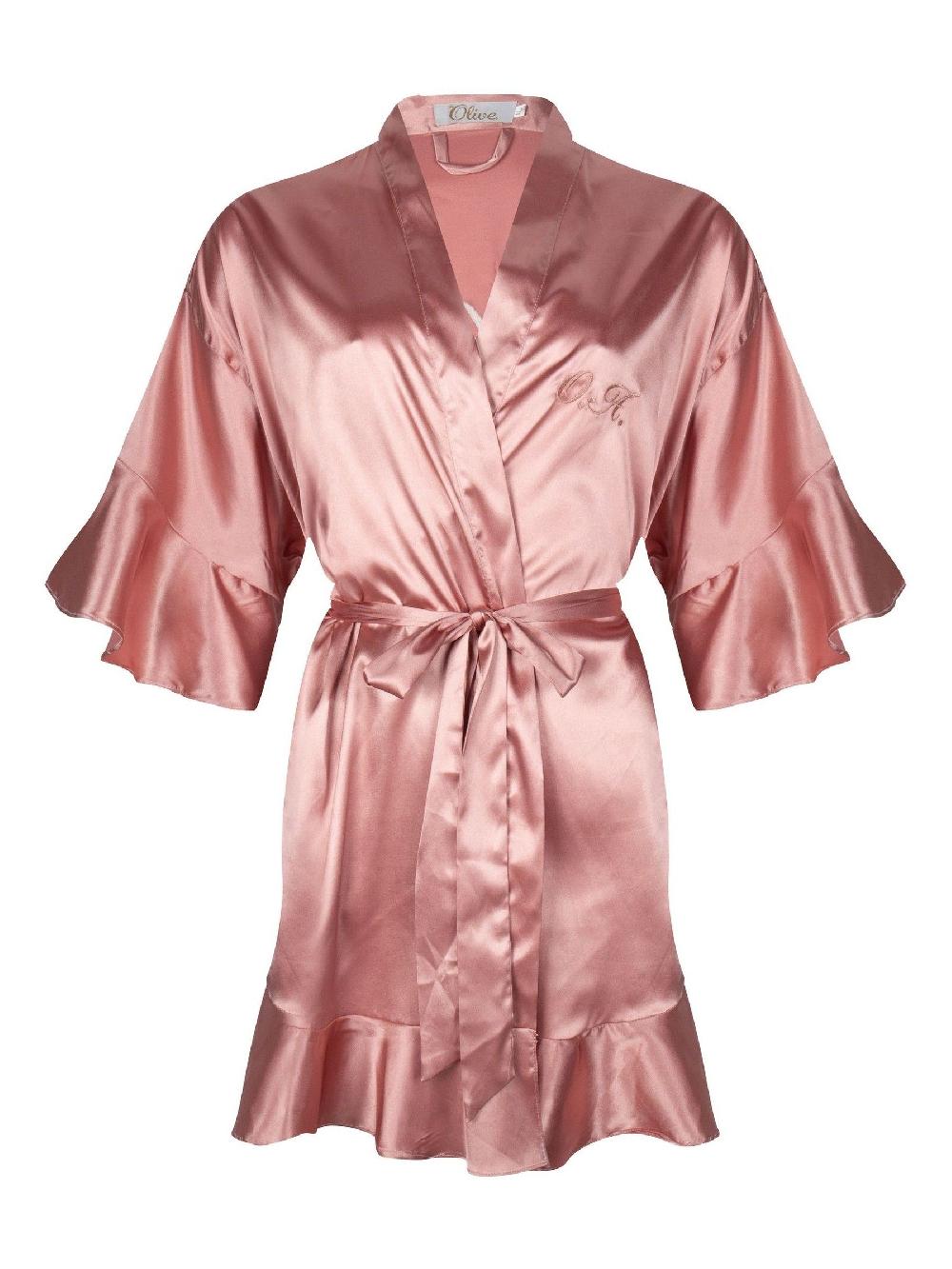 seraphine Le Olive Personalized Ruffle Kimono