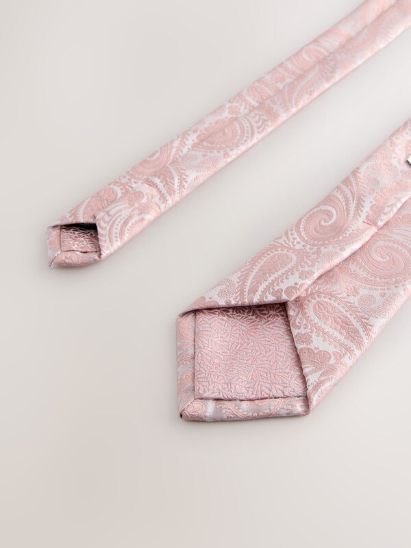 Seraphine Light Pink Tie Pocket Square And Pin Set